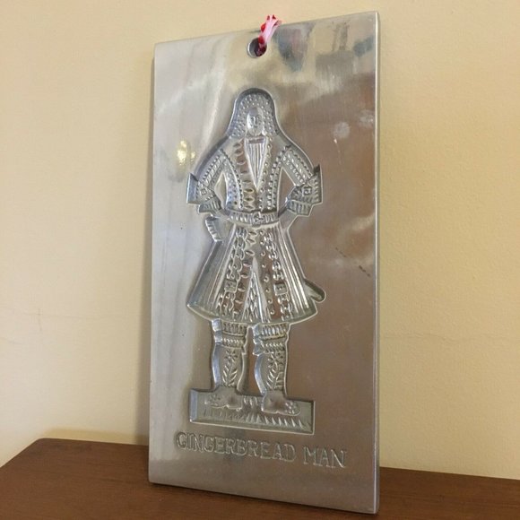 Unbranded Other - Vintage Gingerbread Man Metal Mold Hanging Decorat